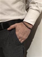 Vicenza - Piazzetta Palladio 2 - Armband Zancan Herr Eternity Titanium in Titan ETB140 - ETB140